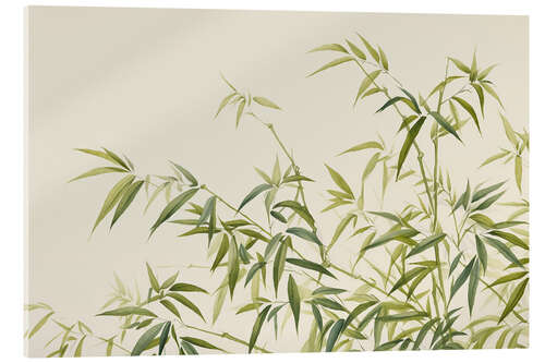 Acrylic print Tranquil Bamboo Breeze