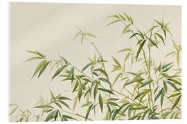 Acrylic print Tranquil Bamboo Breeze - Andrea Haase