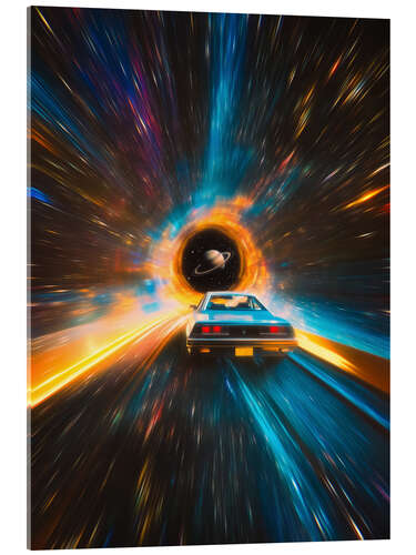 Akrylbilde Dazzling Space Race