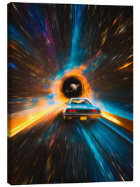 Tableau sur toile Dazzling Space Race - Taudalpoi