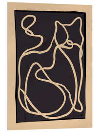 Gallery Print Abstract Line Art Cat II