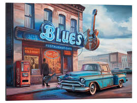 Magnettafel Blues Club