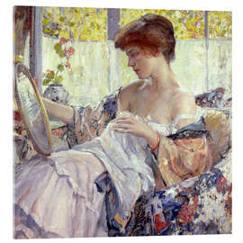 Acrylglasbild Der ovale Spiegel - Richard Emil Miller