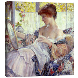 Lienzo The oval mirror - Richard Emil Miller