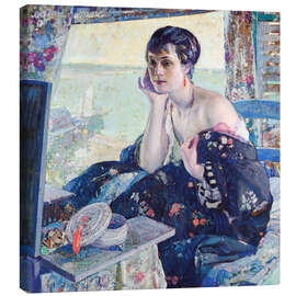 Lienzo Lady at the Window - Richard Emil Miller