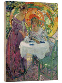 Wood print Afternoon Tea, 1910
