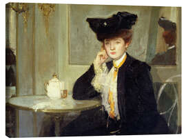 Leinwandbild Café Society - Richard Emil Miller