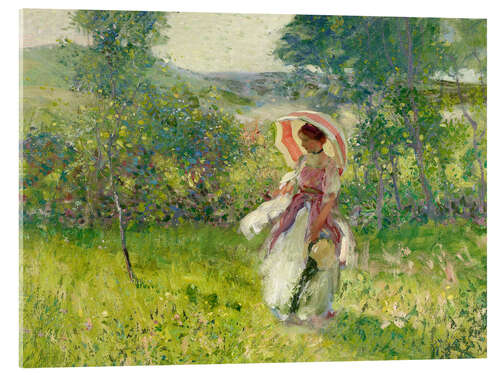 Stampa su vetro acrilico The Parasol, 1913