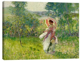 Obraz na płótnie The Parasol, 1913 - Richard Emil Miller
