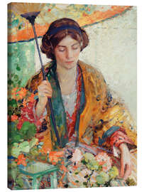 Tableau sur toile Woman with Parasol