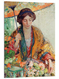 Gallery Print Frau mit Sonnenschirm