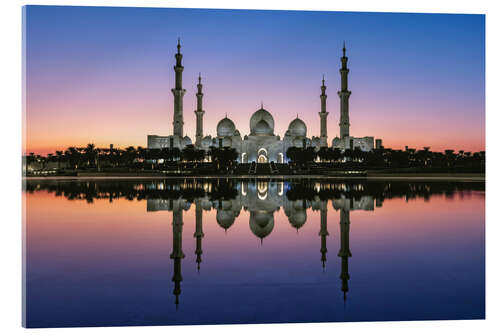 Acrylglasbild Scheich-Zayid-Moschee, Abu Dhabi