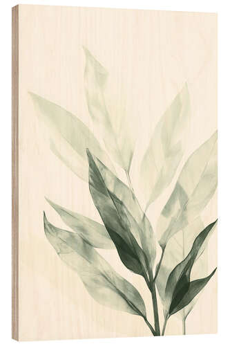 Cuadro de madera Jungle Leaf