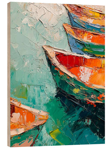 Quadro de madeira Dockside Dreams
