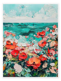 Wall print Seaside Blossoms - Michael artefacti