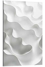 Tableau en aluminium Milky Waves - 83 Oranges
