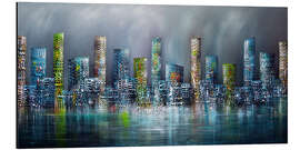 Alubild Skyline City - Theheartofart Gena