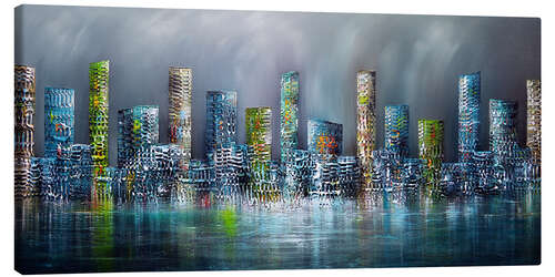 Tableau sur toile Skyline City