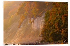 Akryylilasitaulu Autumn on the chalk coast on the island of Rügen - Martin Wasilewski