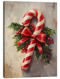 Canvas-taulu Christmas Candy Cane - TAlex