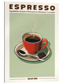 Stampa su plexi-alluminio Coffee Espresso, Milan 1906