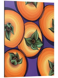 Obraz na aluminium Orange Persimmon - Maria Tuzhilkina