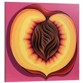 Alubild Magischer Pfirsich - Maria Tuzhilkina