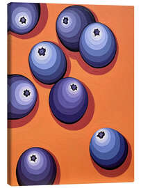 Stampa su tela Blueberry - Maria Tuzhilkina