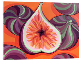 Akrylbilde Fig on Orange
