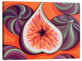 Stampa su tela Fig on Orange