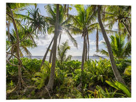 Hartschaumbild Grüner Dschungel