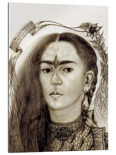 Gallery print Self portrait dedicated to Marte R. Gomez, 1946