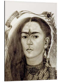 Magnettafel Selbstporträt gewidmet Marte R. Gomez, 1946