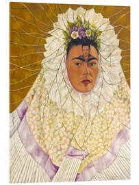Obraz na szkle akrylowym Self-portrait as Tehuana or Diego in my thoughts, 1943 - Frida Kahlo