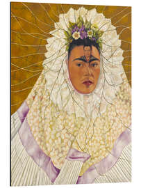 Alubild Selbstporträt als Tehuana oder Diego in meinen Gedanken