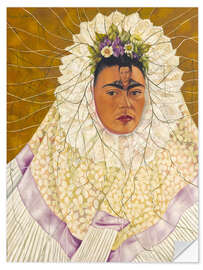 Wandsticker Selbstporträt als Tehuana oder Diego in meinen Gedanken