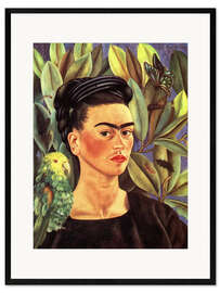 Framed art print Self-portrait with Bonito, 1941