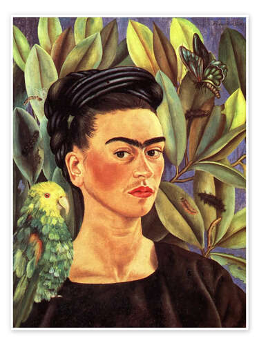 Poster Self-portrait with Bonito, 1941