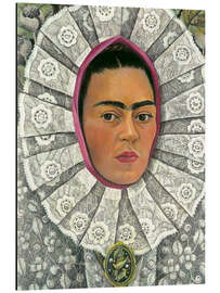 Aluminiumsbilde Self Portrait as a Tehuana