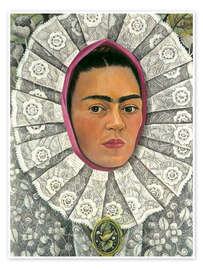 Wall print Self Portrait as a Tehuana - Frida Kahlo