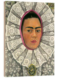 Print på træ Self Portrait as a Tehuana