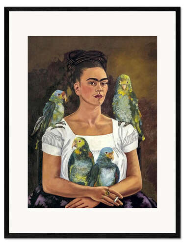 Framed art print Me and My Parrots, 1941