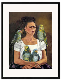 Impressão artística com moldura Me and My Parrots, 1941