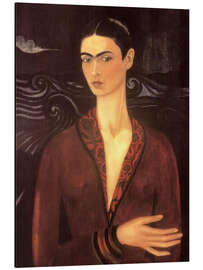 Alumiinitaulu Self-portrait in a velvet dress, 1926