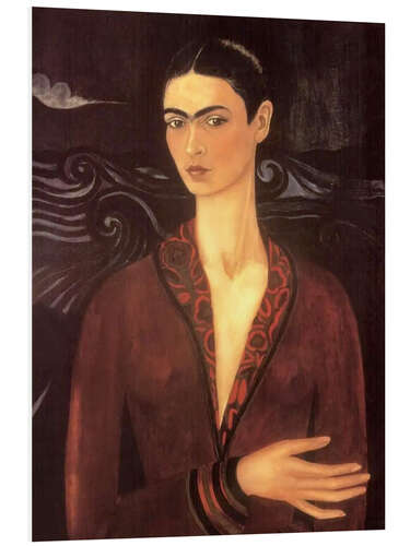 PVC-tavla Self-portrait in a velvet dress, 1926