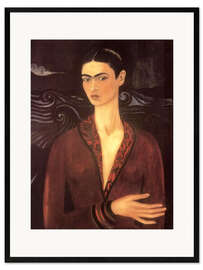 Framed art print Self-portrait in a velvet dress, 1926