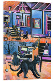 Acrylic print Seven Cat House - Josh Byer