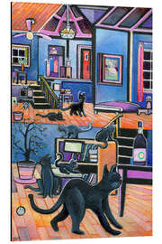 Alubild Haus der Sieben Katzen