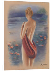 Quadro em alumínio Female Nude on the Beach - Marita Zacharias