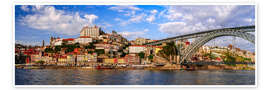 Tavla City panorama of Porto with view of the Ponte Luis - Achim Thomae